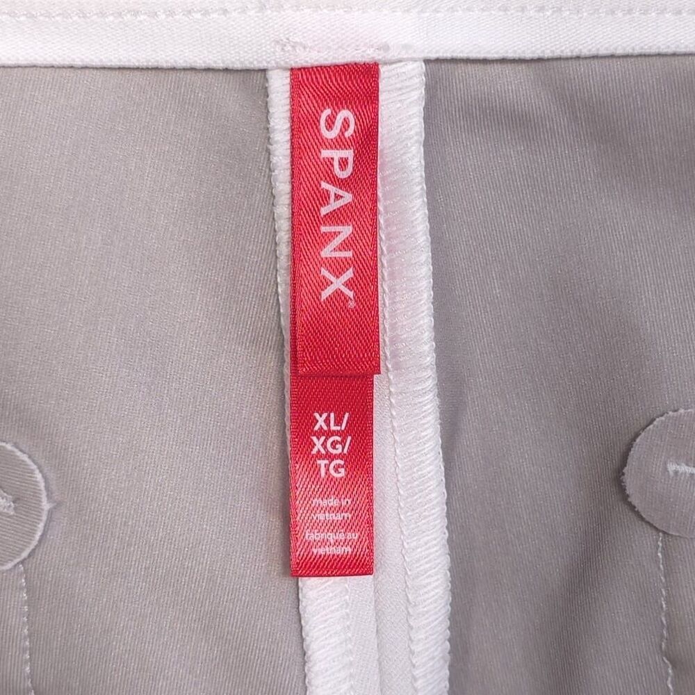 Spanx NEW Size XL Tall Silver Linings On-the-Go Slim Straight Pant 20372T White - Picture 2 of 15